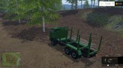 КамАЗ-44118 Лесовоз с автопогрузкой for Farming Simulator 2015 miniature 3