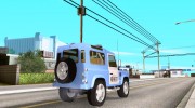 Land Rover Defender Sheriff для GTA San Andreas миниатюра 3