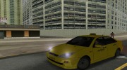 Ford Focus Taxi for GTA Vice City miniature 4