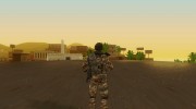 CoD MW3 Russian Military SMG v2 para GTA San Andreas miniatura 3