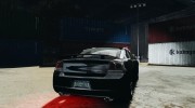 Dodge Charger SRT8 2007 FBI para GTA 4 miniatura 4