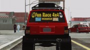 Jeep Cherokee 1998 Off Road 4x4 для GTA San Andreas миниатюра 8