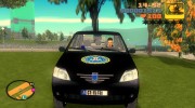 Dacia Logan FBI for GTA 3 miniature 5