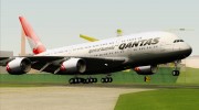 Airbus A380-841 Qantas для GTA San Andreas миниатюра 5