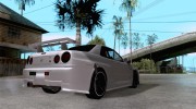 Nissan Skyline R34 Z-Tune V3 для GTA San Andreas миниатюра 4