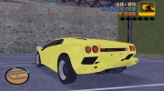 Lamborghini Diablo VTTT Black Revel для GTA 3 миниатюра 3