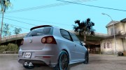 VW Golf R32 Tunable para GTA San Andreas miniatura 4