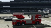 Scania R580 Fire ladder PK106 для GTA 4 миниатюра 5