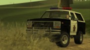 Ford Bronco Police 1982 для GTA San Andreas миниатюра 4