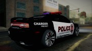 2012 Dodge Charger SRT8 Police interceptor SFPD para GTA San Andreas miniatura 4