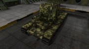 Скин для КВ-2 с камуфляжем для World Of Tanks миниатюра 1