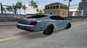 Bentley Continental SuperSport для GTA Vice City миниатюра 4