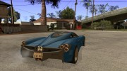 Pagani Huayra ver. 1.1 для GTA San Andreas миниатюра 4