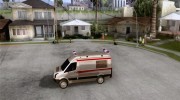 Volkswagen Crafter Ambulance для GTA San Andreas миниатюра 2