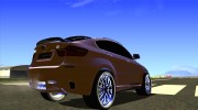 BMW X6 M HAMANN для GTA San Andreas миниатюра 4