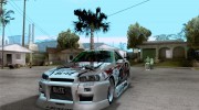 Nissan Skyline ER34 D1GP Blitz для GTA San Andreas миниатюра 1