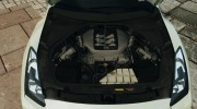 Nissan GT-R 2012 Black Edition для GTA 4 миниатюра 8