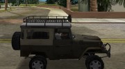 Toyota Land Cruiser FJ40 for GTA Vice City miniature 3