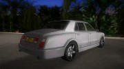 Bentley Arnage для GTA Vice City миниатюра 3