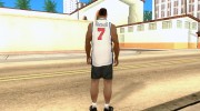 Форма сборной США по баскетболу para GTA San Andreas miniatura 3