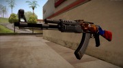 AK-47A1 Russian Flag для GTA San Andreas миниатюра 4