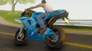 Ducati Desmosedici RR 2012 Blue Star para GTA San Andreas miniatura 2