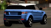 Range Rover Evoque 2014 для GTA San Andreas миниатюра 2
