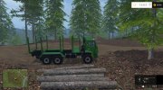 КамАЗ-44118 Лесовоз с автопогрузкой for Farming Simulator 2015 miniature 5
