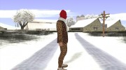Skin GTA Online в маске и леопардовом костюме для GTA San Andreas миниатюра 3