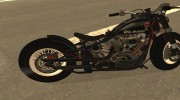 Harley Davidson Custom Bobber для GTA San Andreas миниатюра 4