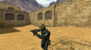 Blue camo Mac-10 para Counter Strike 1.6 miniatura 5