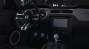 2013 Ford Mustang Shelby GT500 для GTA 5 миниатюра 5