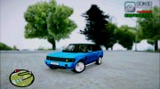 Range Rover Pontorezka для GTA San Andreas миниатюра 1