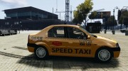 Dacia Logan Prestige Taxi for GTA 4 miniature 5