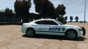 Dodge Charger 2010 NYPD ELS para GTA 4 miniatura 5