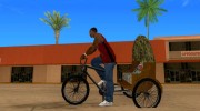 Manual Rickshaw v2 Skin2 для GTA San Andreas миниатюра 2