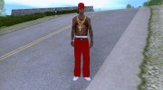 Lil Wayne ped для GTA San Andreas миниатюра 5