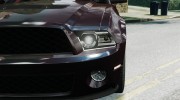 Ford Mustang Shelby GT500 2010 для GTA 4 миниатюра 12