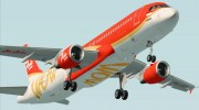 Airbus A320-200 Indonesia AirAsia WOW Livery for GTA San Andreas miniature 11