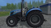 New Holland T4.75 Садовая Версия 3.0 для Farming Simulator 2015 миниатюра 4