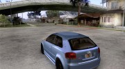 Audi S3 для GTA San Andreas миниатюра 3