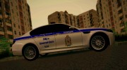 BMW M5 F10 Полиция para GTA San Andreas miniatura 2