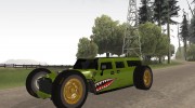 Hummer H2 The HumROD для GTA San Andreas миниатюра 7