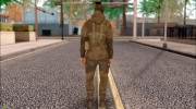 Боец ВС РФ в камуфляже Горка para GTA San Andreas miniatura 3