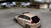 VOLVO C30 SAFETY CAR STCC v2.0 para GTA San Andreas miniatura 3