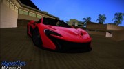 McLaren P1 2013 для GTA Vice City миниатюра 1