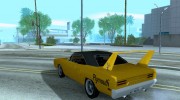 Plymouth Roadrunner Superbird V10 TT для GTA San Andreas миниатюра 7