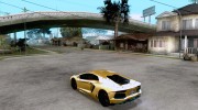 Lamborghini Aventador LP700-4 2011 V1.0 для GTA San Andreas миниатюра 3