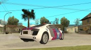 Audi R8 Police Indonesia para GTA San Andreas miniatura 4