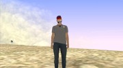 Парень в гриме и в очках GTA Online для GTA San Andreas миниатюра 2